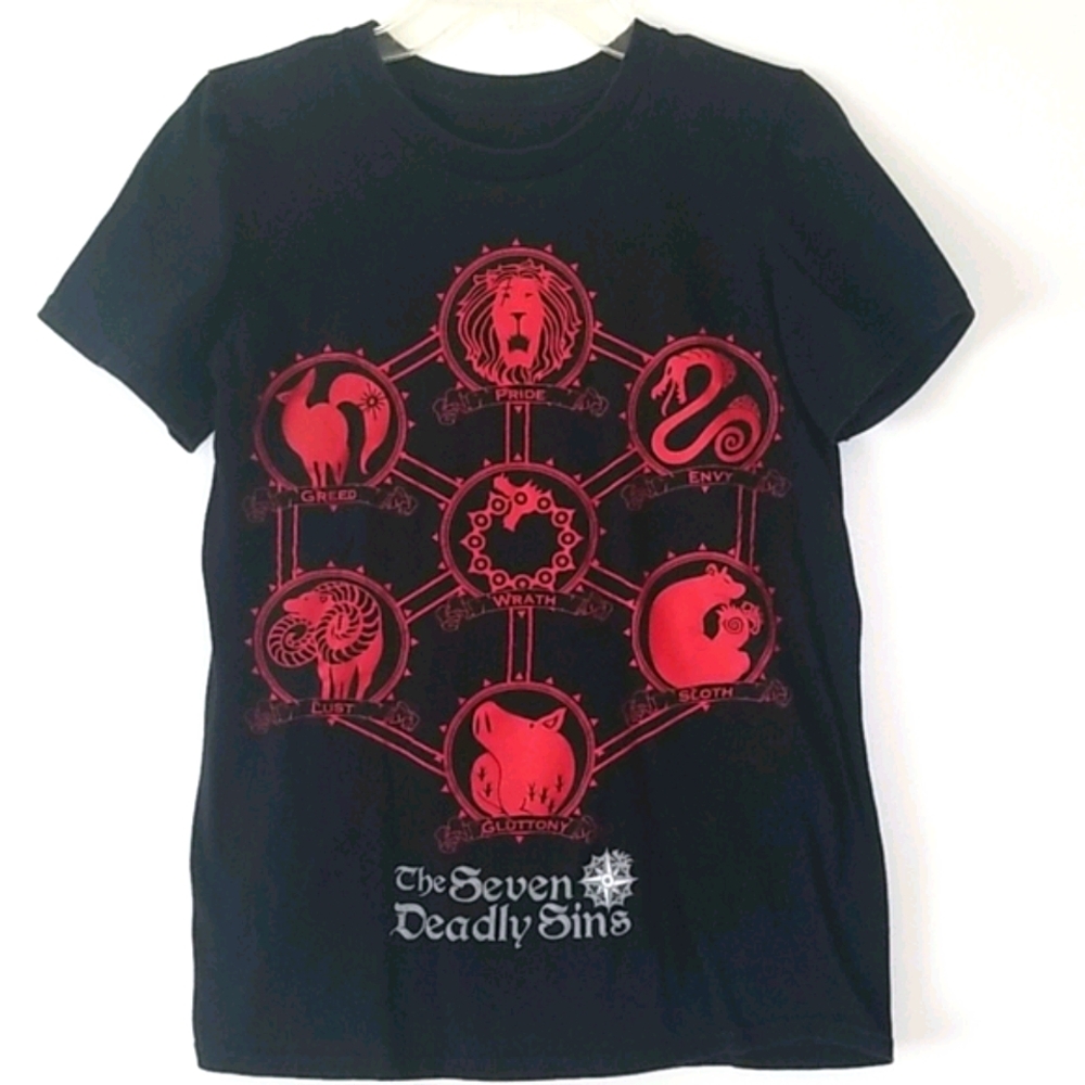 Seven Deadly Sins Icons Graphic Tee
